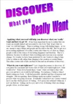 Discover what you really want