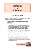 Healing of Body Pain