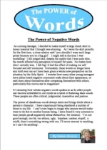 The Power of Words